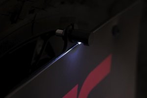 Jeep Wrangler JL License Plate Relocation Bracket - Rough Country - Rough Country, adjustable arm - Black - '21-'24 Jeep Wrangler JL License Plate Relocation Bracket - Rough Country - Rough Country, adjustable arm - Black - '21-'24